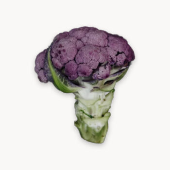 Coliflor morado orgánico